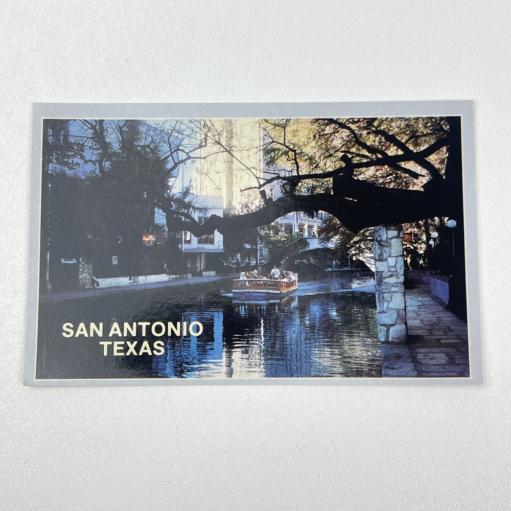 San Antonio Texas Riverwalk Paseo Del Rio Postcard SA147 Mike Roberts 1989 Good